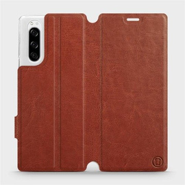 Phone Case Sony Xperia 5 - Design Brown&Orange