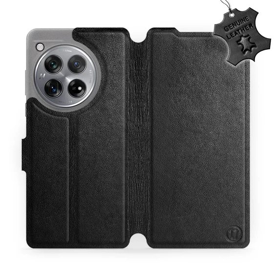 Hülle für OnePlus 12R - Farbe Black Leather