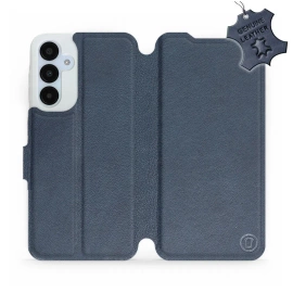 Phone Case Samsung Galaxy A25 5G - Design Blue Leather