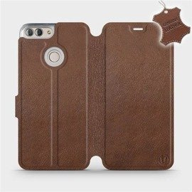 Phone Case Huawei P Smart - Design Brown Leather