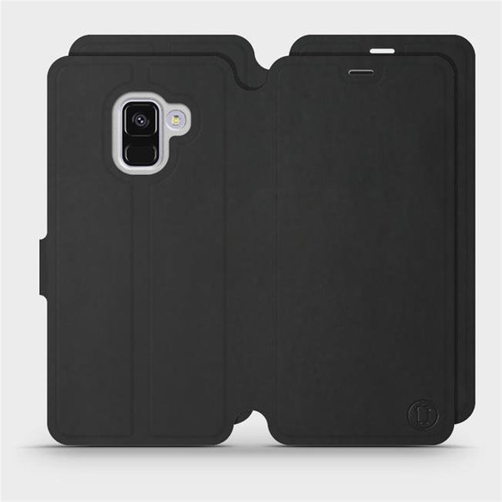 Phone Case Samsung Galaxy A8 2018 - Design Black with Black