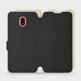 Hülle für Xiaomi Redmi 8A - Farbe Schwarz mit Platin