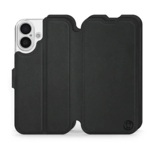 Etui Soft Touch do Apple iPhone 16 - wzór Satynowa czerń