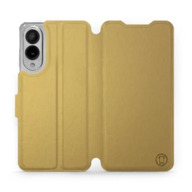 Phone Case Samsung Galaxy S25 Edge - Design Gold&Gray
