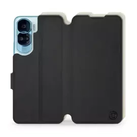 Phone Case Huawei Honor 90 Lite - Design Black with Platinum