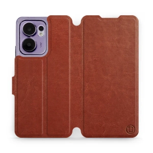 Phone Case OPPO Reno 13 F 5G - Design Brown&Orange