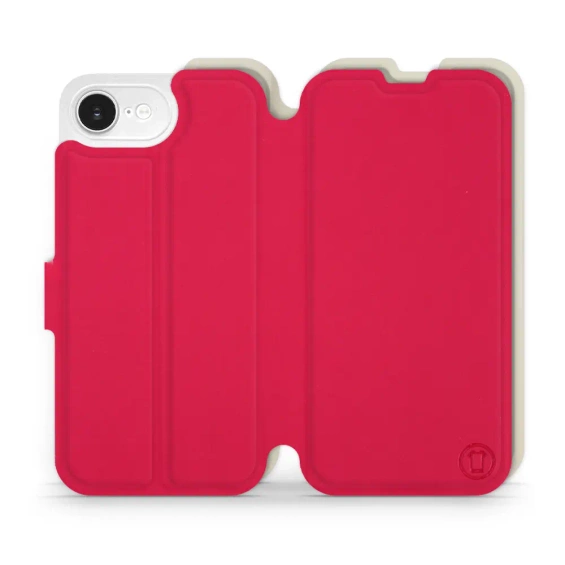 Phone Case Apple iPhone 16e - Design Red with Platinum