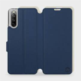 Phone Case Sony Xperia 10 III - Design Navy with Platinum
