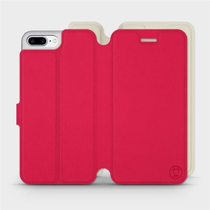Phone Case Apple iPhone 7 Plus - Design Red with Platinum
