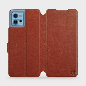 Phone Case Motorola Moto G72 - Design Brown&Orange