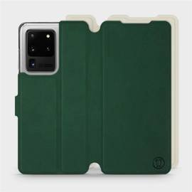 Phone Case Samsung Galaxy S20 Ultra - Design Green with Platinum