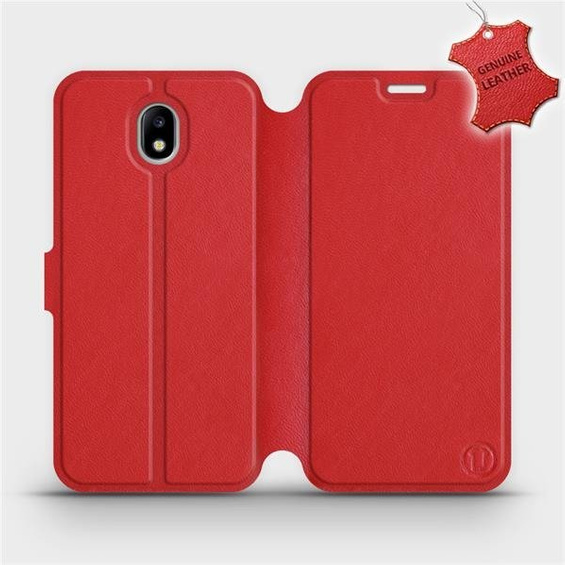 Phone Case Samsung Galaxy J7 2017 - Design Red Leather