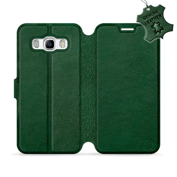 Phone Case Samsung Galaxy J5 2016 - Design Green Leather