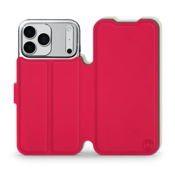 Phone Case Apple iPhone 17 Pro Max - Design Red with Platinum