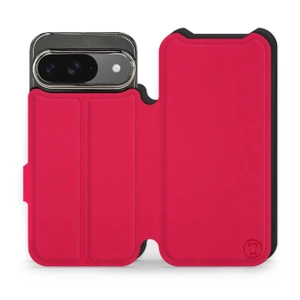 Hülle für Google Pixel 9 - Farbe Rot mit Schwarz