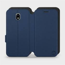 Etui Soft Touch do Samsung Galaxy J3 2017 - wzór Głęboki granat z czernią