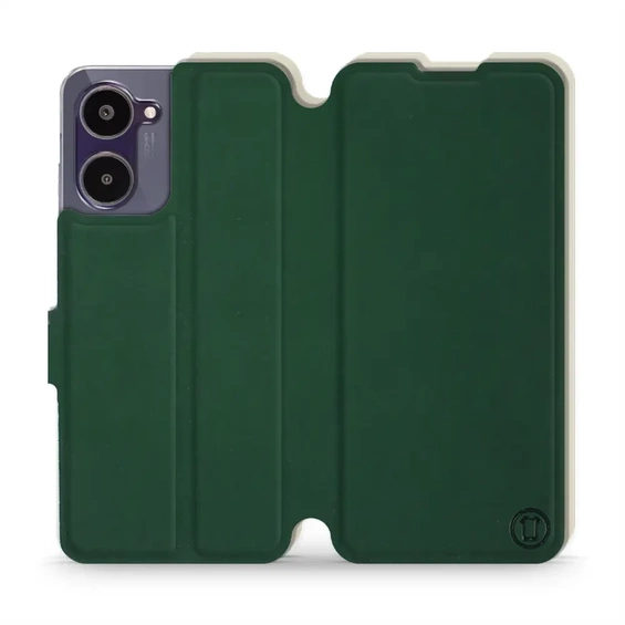 Phone Case Realme 10 - Design Green with Platinum