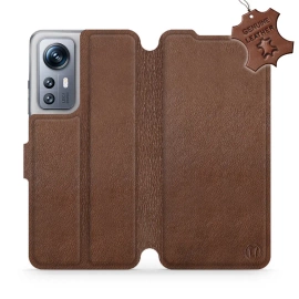 Phone Case Xiaomi 12S - Design Brown Leather