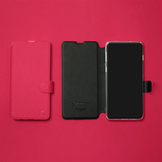 Etui Soft Touch do Samsung Galaxy A04S - wzór Żywa czerwień z czernią