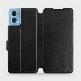 Phone Case Motorola Moto E22 - Design Black&Orange