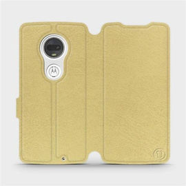 Phone Case Motorola Moto G7 Plus - Design Gold&Orange
