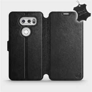 Phone Case LG V30 - Design Black Leather