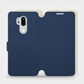 Phone Case LG G7 ThinQ - Design Navy with Platinum