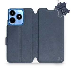 Phone Case Realme C63 - Design Blue Leather