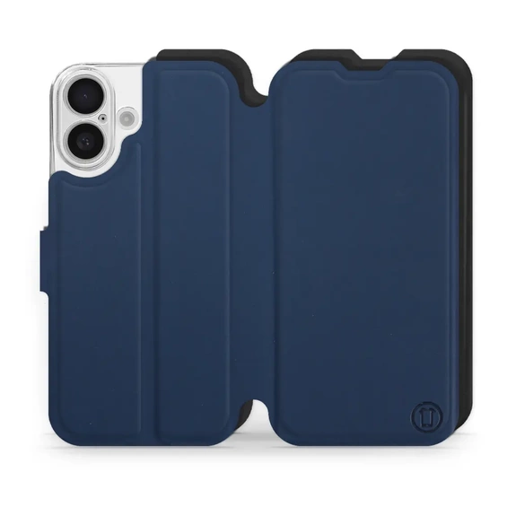 Phone Case Apple iPhone 16 - Design Navy with Black