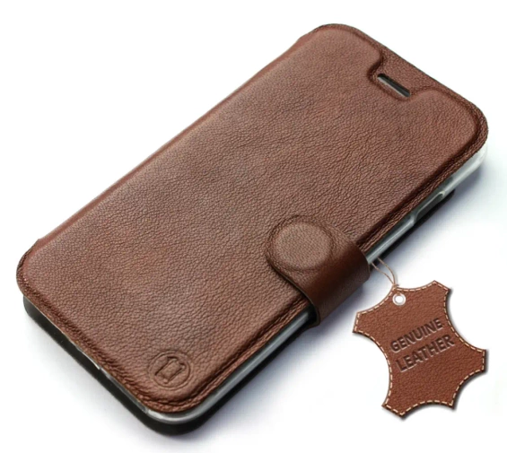 Phone Case OPPO A5m - Design Brown Leather