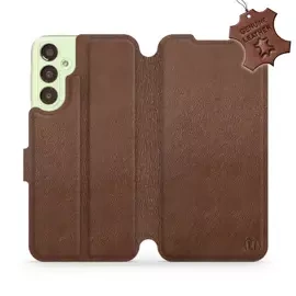 Phone Case Samsung Galaxy A24 - Design Brown Leather