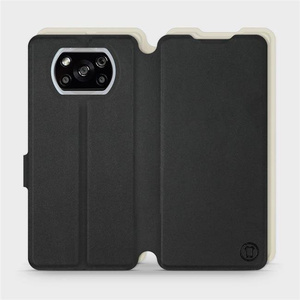 Phone Case Xiaomi POCO X3 NFC - Design Black with Platinum