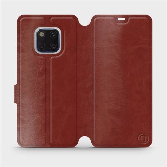 Phone Case Huawei Mate 20 Pro - Design Brown&Orange
