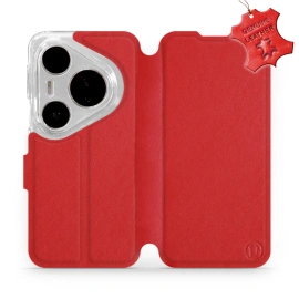 Phone Case Huawei Pura 80 Pro - Design Red Leather