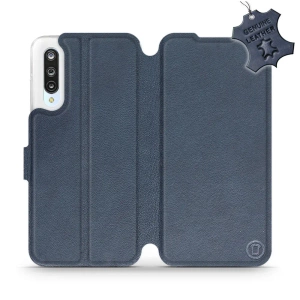Phone Case Xiaomi Mi 9 Lite - Design Blue Leather