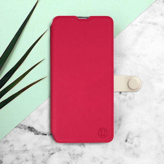 Phone Case Motorola One Zoom - Design Red with Platinum