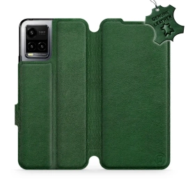 Phone Case Vivo Y33S - Design Green Leather