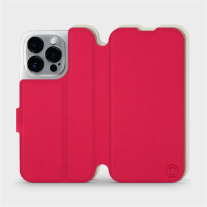 Phone Case Apple iPhone 14 Pro - Design Red with Platinum