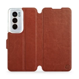 Phone Case OPPO Reno 12 5G - Design Brown&Gray