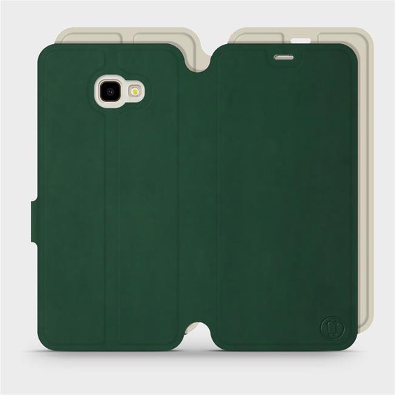 Phone Case Samsung Galaxy J4 Plus 2018 - Design Green with Platinum