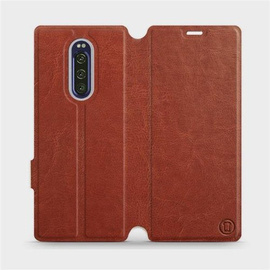 Phone Case Sony Xperia 1 - Design Brown&Orange