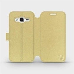 Phone Case Samsung Galaxy J3 2016 - Design Gold&Gray