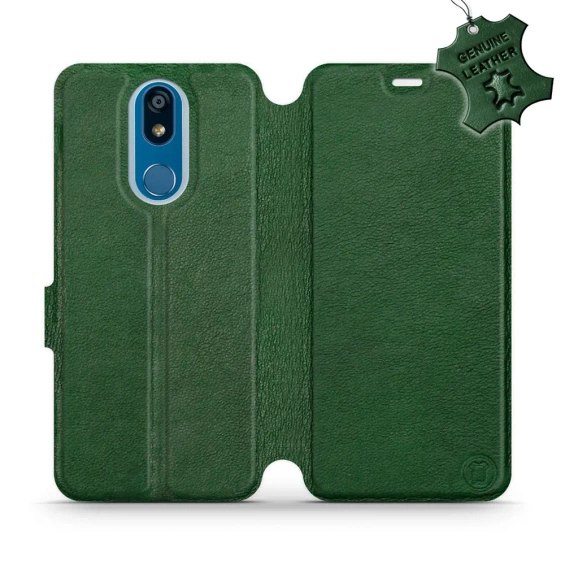 Phone Case LG K40 - Design Green Leather