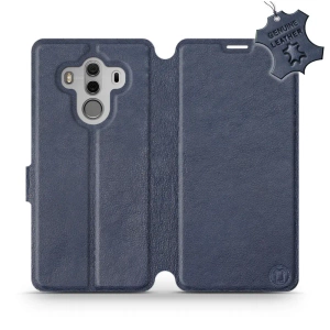 Phone Case Huawei Mate 10 Pro - Design Blue Leather