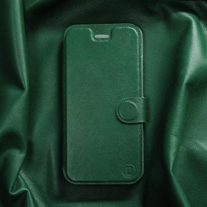 Phone Case OPPO A57S - Design Green Leather