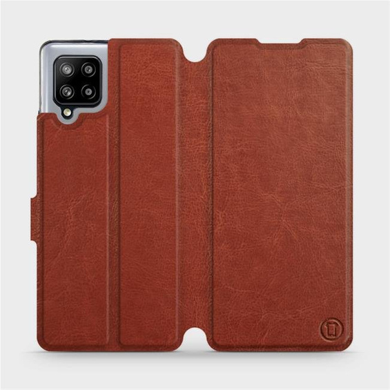 Hülle für Samsung Galaxy A42 - Farbe Brown&Orange