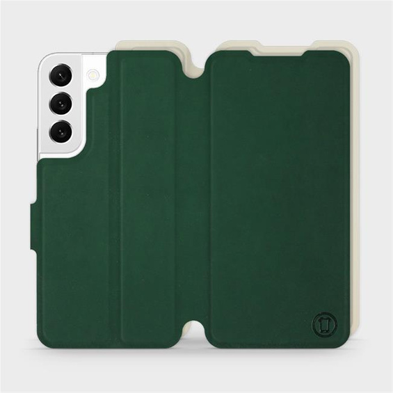 Phone Case Samsung Galaxy S22 - Design Green with Platinum