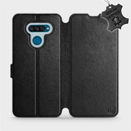 Phone Case LG K50S - Design Black Leather