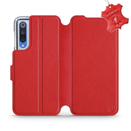Phone Case Xiaomi Mi 9 SE - Design Red Leather