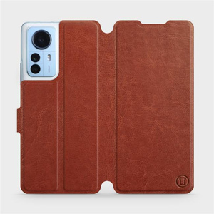 Phone Case Xiaomi 12 Pro - Design Brown&Orange